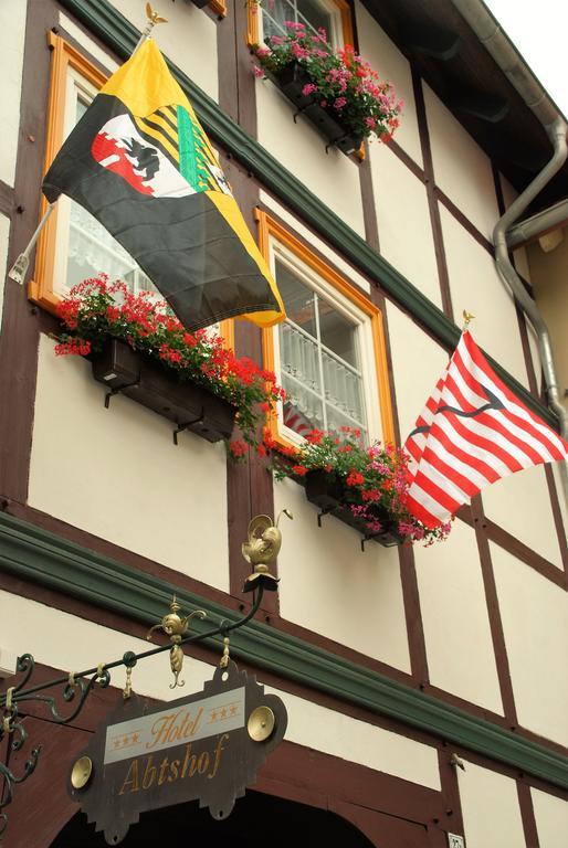Hotel Abtshof ハルバーシュタット エクステリア 写真